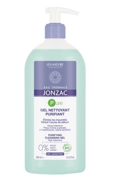 EAU THERMALE JONZAC PURE ГЕЛЬ Д/ПРОБЛ КОЖИ ЛИЦА ОЧИЩАЮЩИЙ ГЕЛЬ ДЛЯ ЛИЦА  400 МЛ №1