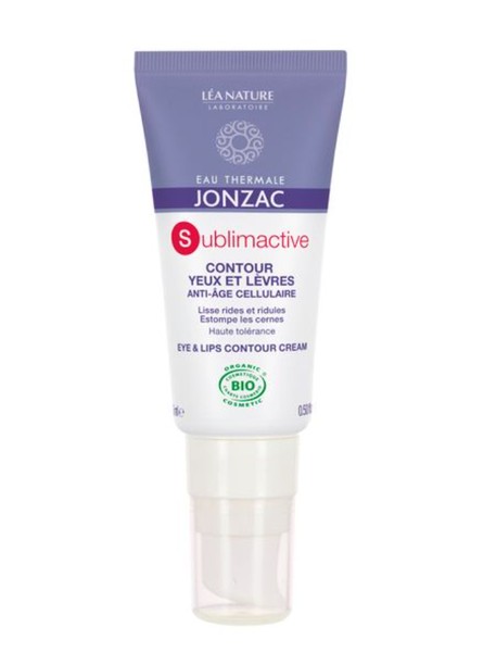 EAU THERMALE JONZAC SUBLIMACTIVE КРЕМ Д/КОНТУРА ГЛАЗ/ГУБ КОСМЕТИЧЕСКИЙ КРЕМ  15 МЛ №1