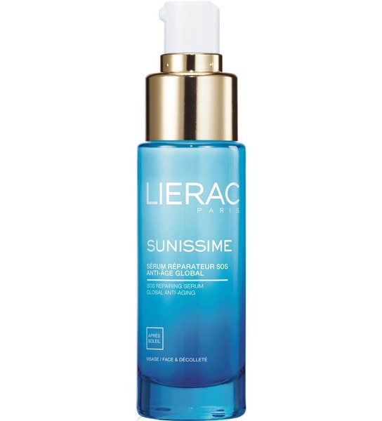 LIERAC SUNISSIME СЫВОРОТКА SOS Д/ЛИЦА/ДЕКОЛЬТЕ ВОССТАНАВЛИВАЮЩАЯ КОСМЕТИЧЕСКАЯ СЫВОРОТКА  30 МЛ №1