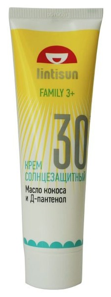 LINTISUN КРЕМ Д/ВСЕЙ СЕМЬИ СОЛНЦЕЗАЩИТНЫЙ SPF30 КРЕМ СОЛНЦЕЗАЩИТНЫЙ  100 МЛ №1