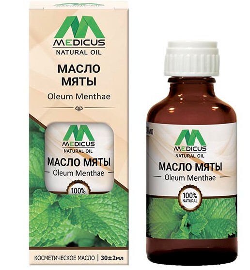 MEDICUS NATURAL OIL МАСЛО КОСМЕТИЧЕСКОЕ МЯТЫ КОСМЕТИЧЕСКОЕ МАСЛО 30 МЛ №1
