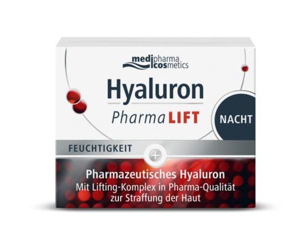 MEDIPHARMA COSMETICS HYALURON PHARMA LIFT КРЕМ Д/ЛИЦА НОЧНОЙ КРЕМ ДЛЯ ЛИЦА 50 МЛ №1