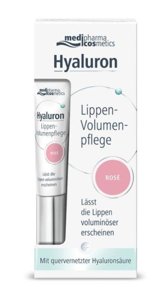 MEDIPHARMA COSMETICS HYALURON БАЛЬЗАМ Д/ОБЪЕМА ГУБ РОЗОВЫЙ БАЛЬЗАМ ДЛЯ ГУБ 7 МЛ №1