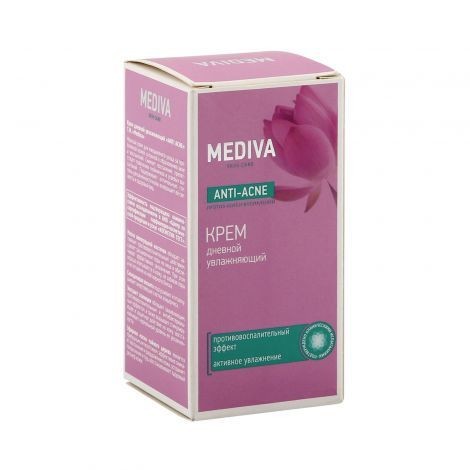 MEDIVA ANTI ACNE КРЕМ ДНЕВНОЙ УВЛАЖНЯЮЩИЙ КРЕМ ДЛЯ ЛИЦА  50 МЛ №1