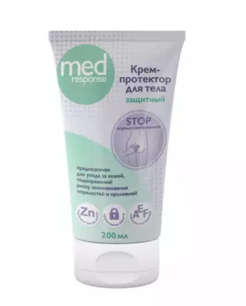 MEDRESPONSE КРЕМ Д/ТЕЛА ЗАЩИТНЫЙ С ОКСИДОМ ЦИНКА КРЕМ ДЛЯ ТЕЛА 200 МЛ №1
