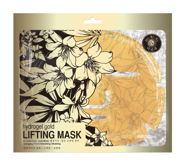 MI-RI-NE LIFTING MASK МАСКА-ЛИФТИНГ Д/ЛИЦА ГИДРОГЕЛЕВАЯ КОЛЛОИДНОЕ ЗОЛОТО МУЦИН УЛИТКИ МАСКА ДЛЯ ЛИЦА 60 Г №1