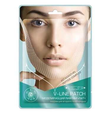 MI-RI-NE V-LINE PATCH ЛИФТИНГ-ПАТЧ МОДЕЛИРУЮЩИЙ Д/КОРРЕКЦИИ ВТОРОГО ПОДБОРОДКА КОСМЕТИЧЕСКИЕ ПАТЧИ 8 Г №1