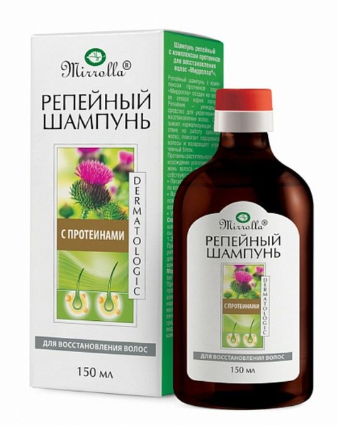 APOTEK'S ШАМПУНЬ РЕПЕЙНЫЙ С КОМПЛЕКСОМ ПРОТЕИНОВ ДЛЯ ВОССТАНОВЛЕНИЯ ВОЛОС ШАМПУНЬ ДЛЯ ВОЛОС 150 МЛ №1