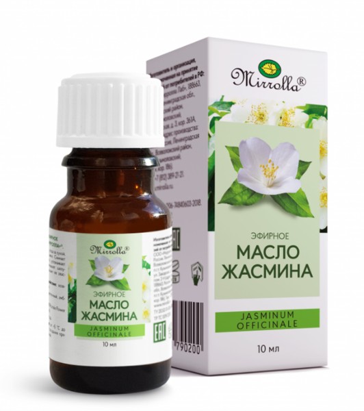 МАСЛО ЭФИРНОЕ МИРРОЛЛА ЖАСМИН ЭФИРНОЕ МАСЛО  10 МЛ №1