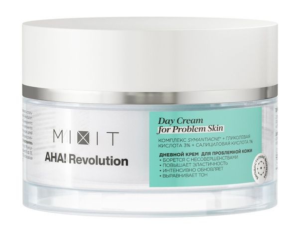 MIXIT AHA! REVOLUTION КРЕМ Д/ЛИЦА С ГЛИКОЛЕВОЙ КИСЛОТОЙ 3% ДНЕВН КОСМЕТИЧЕСКИЙ КРЕМ  50 МЛ №1