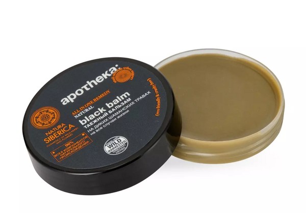 NATURA SIBERICA APOTHEKA БАЛЬЗАМ Д/ТЕЛА ТАЕЖНЫЙ BLACK БАЛЬЗАМ ДЛЯ ТЕЛА 15 МЛ №1