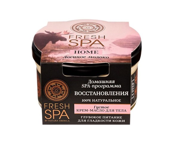 NATURA SIBERICA FRESH SPA HOME КРЕМ-МАСЛО Д/ТЕЛА ГУСТОЕ ЛОСИНОЕ МОЛОКО КРЕМ-МАСЛО 170 МЛ №1