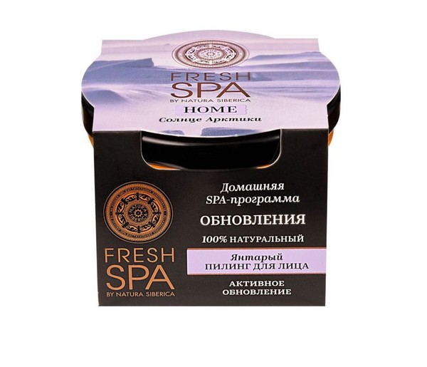 NATURA SIBERICA FRESH SPA HOME ПИЛИНГ Д/ЛИЦА ЯНТАРНЫЙ СОЛНЦЕ АРКТИКИ ПИЛИНГ ДЛЯ ЛИЦА 75 МЛ №1