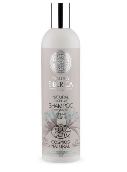 NATURA SIBERICA NATURAL MICELLAR ШАМПУНЬ Д/ЧУВСТВ КОЖИ ГОЛОВЫ НЕЙТРАЛЬНЫЙ ШАМПУНЬ ДЛЯ ВОЛОС 400 МЛ №1
