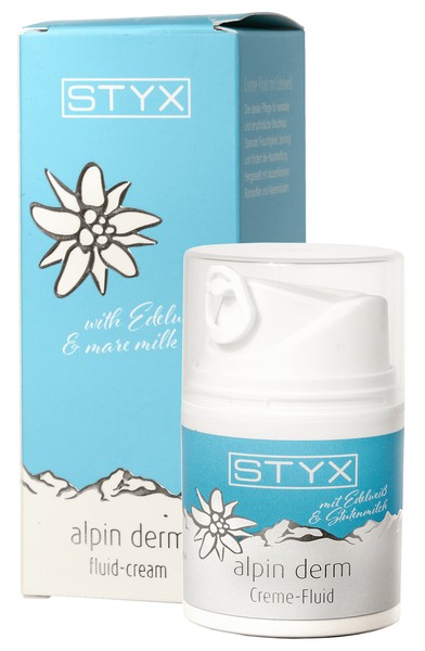 STYX ALPIN DERM БИО-ФЛЮИД Д/ЛИЦА МАТИРУЮЩИЙ С ЭДЕЛЬВЕЙСОМ КОСМЕТИЧЕСКИЙ ФЛЮИД 50 МЛ №1