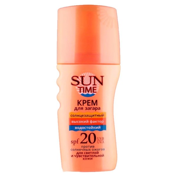 SUN TIME КРЕМ-СПРЕЙ Д/ЗАГАРА ЧУВСТВ SPF 20 КОСМЕТИЧЕСКИЙ КРЕМ 150 МЛ №1