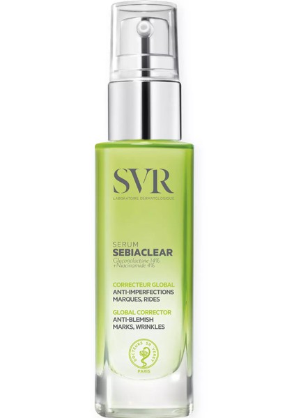 SVR SEBIACLEAR СЫВОРОТКА ТРОЙНОГО ДЕЙСТВИЯ ДЛЯ ПРОБЛЕМНОЙ КОЖИ КОСМЕТИЧЕСКАЯ СЫВОРОТКА  30 МЛ №1