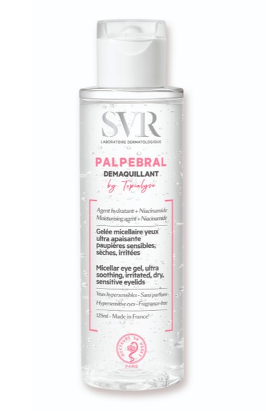 SVR TOPIALYSE PALPEBRAL ЖЕЛЕ Д/ГЛАЗ Д/СНЯТИЯ МАКИЯЖА МИЦЕЛЛЯРНОЕ КОСМЕТИЧЕСКОЕ ЖЕЛЕ  125 МЛ №1