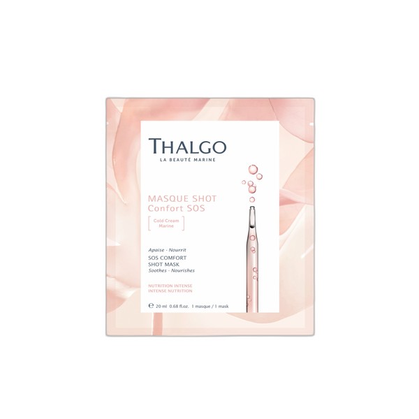 THALGO MASQUE SHOT ЭКСПРЕСС-МАСКА Д/ЛИЦА УСПОКАИВАЮЩАЯ/ВОССТАНАВЛИВАЮЩАЯ МАСКА ТКАНЕВАЯ  20 МЛ №1