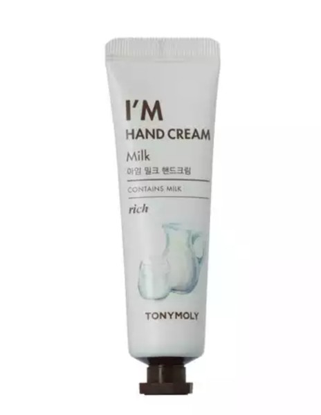 TONY MOLY I'M HAND CREAM КРЕМ Д/РУК УВЛАЖНЯЮЩИЙ С ЭКСТРАКТОМ МОЛОЧНОГО ПРОТЕИНА КРЕМ ДЛЯ РУК 30 МЛ №1