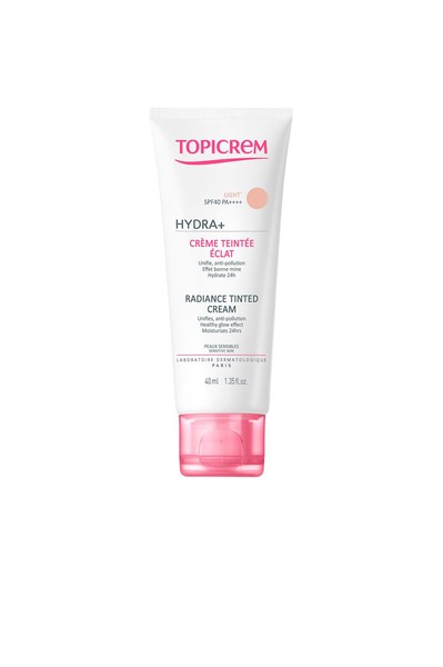 TOPICREM HYDRA+ КРЕМ Д/ЛИЦА ТОНАЛЬНЫЙ С ЭФФЕКТОМ СИЯНИЯ LIGHT КРЕМ ДЛЯ ЛИЦА  40 МЛ №1