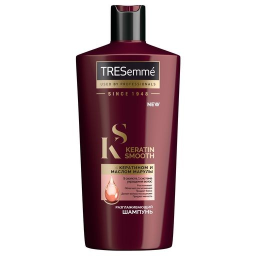 TRESEMME KERATIN SMOOTH ШАМПУНЬ Д/ВОЛОС РАЗГЛАЖИВАЮЩИЙ ШАМПУНЬ ДЛЯ ВОЛОС 650 МЛ №1