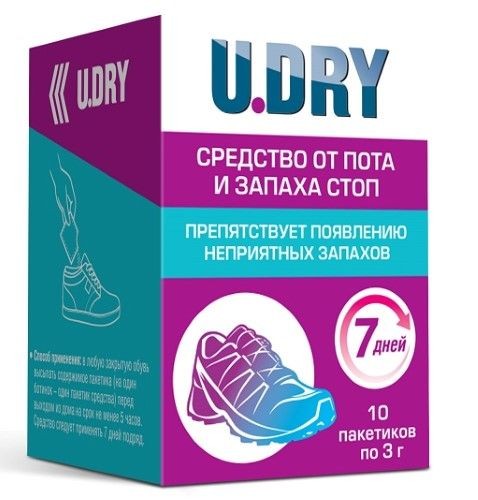U.DRY ДЕЗОДОРАНТ ДЛЯ НОГ ДЕЗОДОРАНТ №10