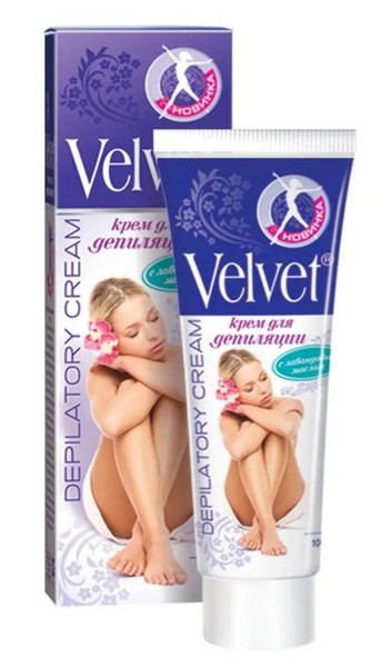 VELVET КРЕМ Д/ДЕПИЛЯЦИИ С ЛАВАНДОВЫМ МАСЛОМ КРЕМ ДЛЯ ДЕПИЛЯЦИИ 100 МЛ №1