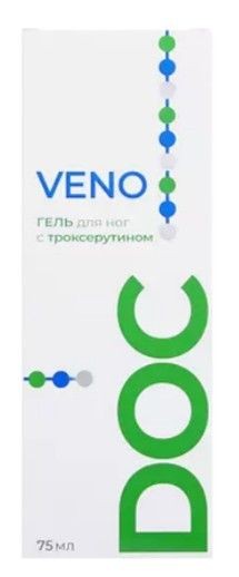 VENO DOC КРЕМ-ГЕЛЬ Д/НОГ С ТРОКСЕРУТИНОМ 2% КРЕМ-ГЕЛЬ  75 МГ №1