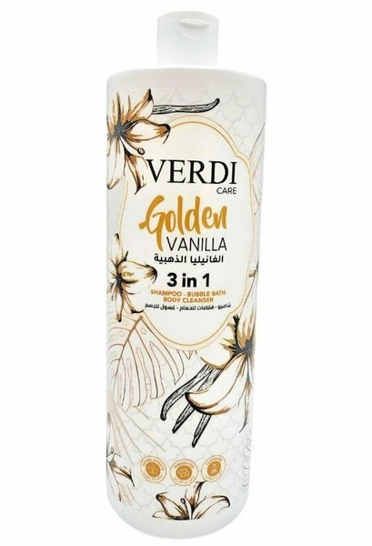 VERDI ШАМПУНЬ-ПЕНА Д/ВАННЫ 3 В 1 ЗОЛОТАЯ ВАНИЛЬ ШАМПУНЬ 3 В 1 800 МЛ №1
