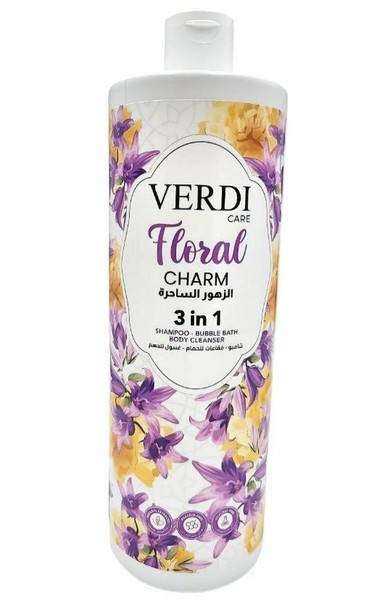 VERDI ШАМПУНЬ-ПЕНА ДЛЯ ВАННЫ 3 В 1 ЦВЕТОЧНЫЙ ШАРМ ШАМПУНЬ 3 В 1 800 МЛ №1