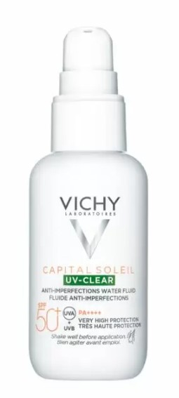 VICHY CAPITAL IDEAL SOLEIL ФЛЮИД Д/ЛИЦА ПРОТИВ ПРИЗНАКОВ ФОТОСТАРЕНИЯ SPF50+ КОСМЕТИЧЕСКИЙ ФЛЮИД  40 МЛ №1