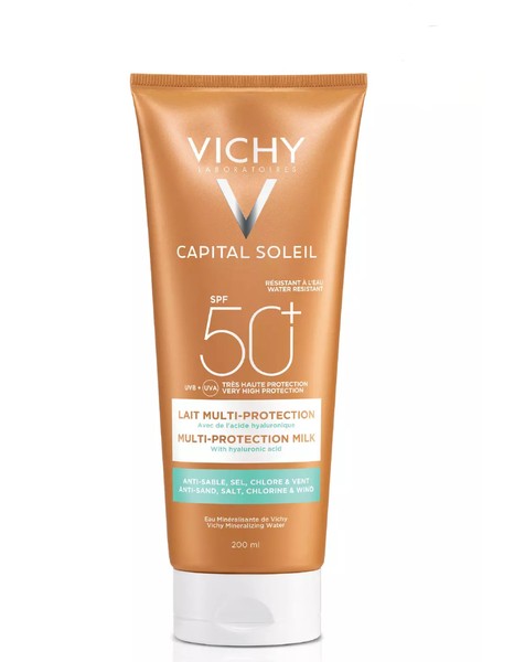 VICHY CAPITAL IDEAL SOLEIL МОЛОЧКО УВЛАЖНЯЮЩЕЕ МУЛЬТИЗАЩИТА SPF50+ КОСМЕТИЧЕСКОЕ МОЛОЧКО  200 МЛ №1