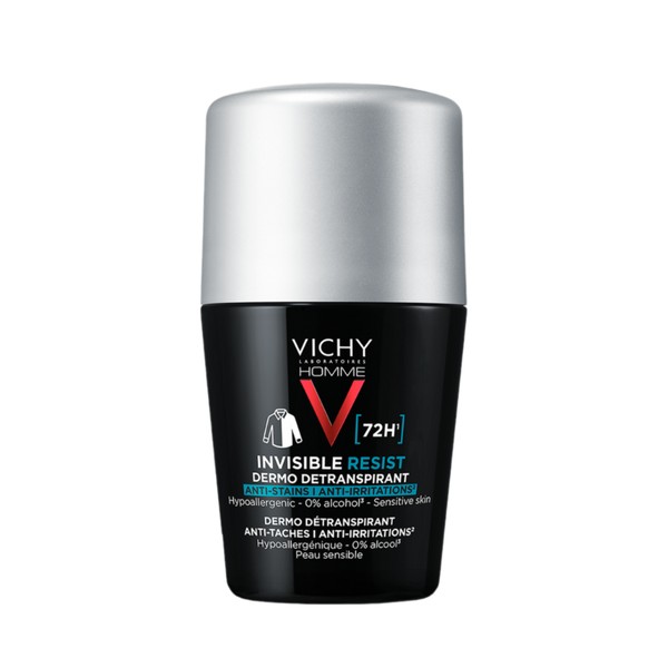 VICHY HOMME ДЕЗОДОРАНТ-АНТИПЕРСПИРАНТ 72 ЧАСА INVISIBLE ДЕЗОДОРАНТ ШАРИКОВЫЙ  50 МЛ №1