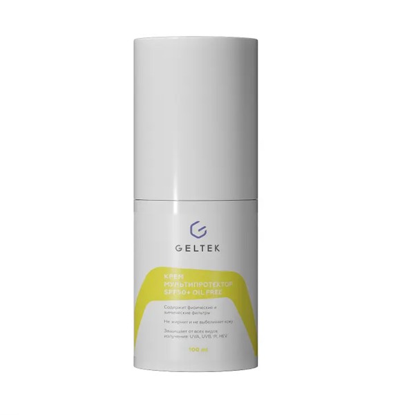 ГЕЛЬТЕК SUN PROTECTION КРЕМ Д/ЛИЦА MУЛЬТИПРОТЕКТОР SPF50+ OIL FREE КРЕМ ДЛЯ ЛИЦА 100 Г №1