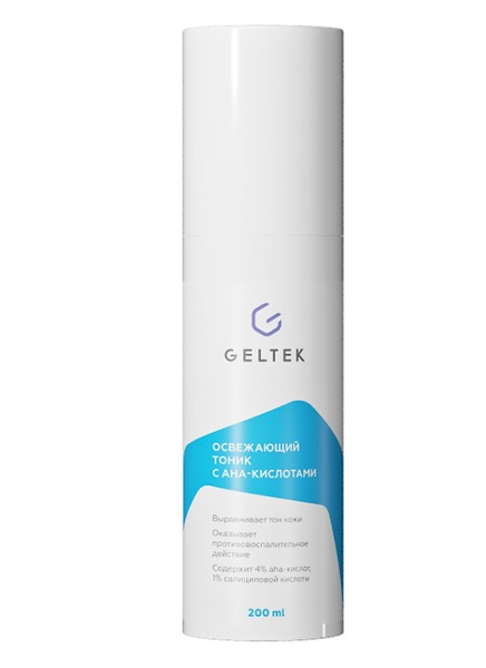 ГЕЛЬТЕК WHITENING ТОНИК Д/ЛИЦА ОСВЕЖАЮЩИЙ С AHA-КИСЛОТАМИ  КРЕМ ДЛЯ ЛИЦА 200 Г №1
