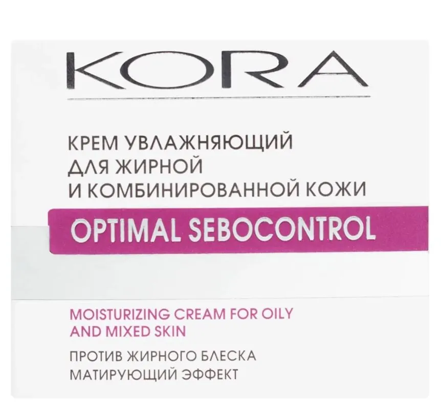 КОРА КРЕМ Д/ЖИРНОЙ/КОМБИНИР КОЖИ УВЛАЖНЯЮЩИЙ КРЕМ ДЛЯ ЛИЦА 50 МЛ №1