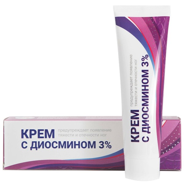 КРЕМ ДЛЯ НОГ П/ТЯЖЕСТИ И ОТЕЧНОСТИ С ДИОСМИНОМ 3% КОСМЕТИЧЕСКИЙ КРЕМ  100 МЛ №1