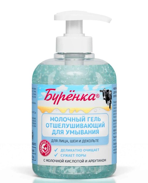 ЛОШАДИНАЯ СИЛА БУРЕНКА ГЕЛЬ Д/УМЫВАНИЯ С МОЛОЧНОЙ КИСЛ/АРБУТИНОМ ОТШЕЛУШИВАЮЩИЙ ГЕЛЬ ДЛЯ УМЫВАНИЯ 300 МЛ №1