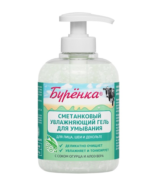 ЛОШАДИНАЯ СИЛА БУРЕНКА ГЕЛЬ Д/УМЫВАНИЯ УВЛАЖНЯЮЩИЙ СМЕТАНКОВЫЙ ОГУРЕЦ/АЛОЭ ГЕЛЬ ДЛЯ УМЫВАНИЯ 300 МЛ №1
