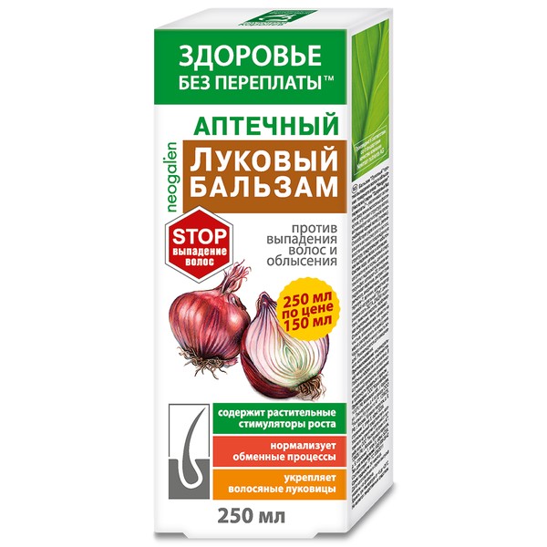 НЕОГАЛЕН ЗП БАЛЬЗАМ ЛУКОВЫЙ П/ВЫПАДЕНИЯ ВОЛОС/ОБЛЫСЕНИЯ БАЛЬЗАМ ДЛЯ ВОЛОС 250 МЛ №1