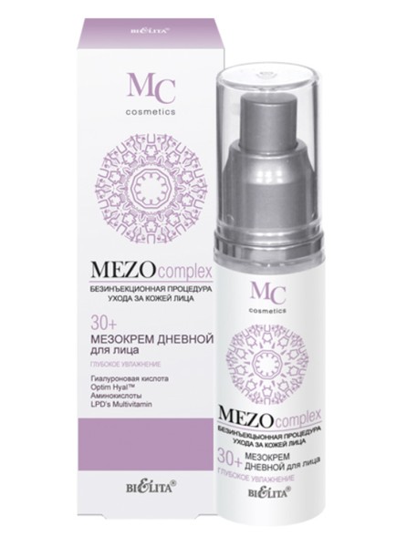 БЕЛИТА MEZO COMPLEX МЕЗОКРЕМ Д/ЛИЦА ДНЕВНОЙ 30+ГЛУБОКОЕ УВЛАЖНЕНИЕ КРЕМ ДЛЯ ЛИЦА 50 МЛ №1