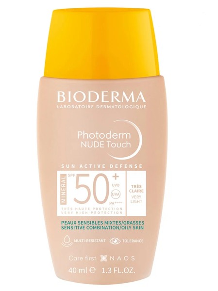 BIODERMA PHOTODERM ФЛЮИД ДЛЯ ЛИЦА С ТОНОМ SPF50+ ОЧЕНЬ СВЕТЛЫЙ КОСМЕТИЧЕСКИЙ ФЛЮИД  40 МЛ №1