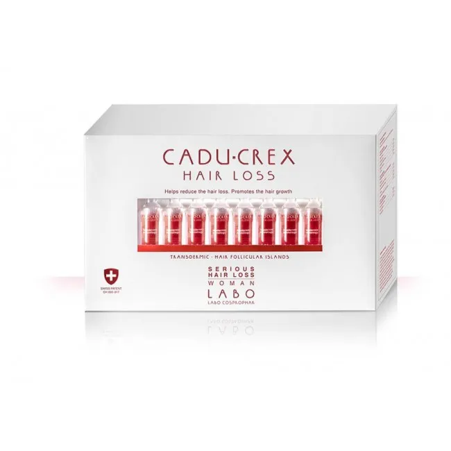 LABO CADU-CREX ЛОСЬОН ПРИ СРЕДНЕЙ СТАДИИ ВЫПАДЕНИЯ ВОЛОС Д/ЖЕНЩИН ЛОСЬОН ДЛЯ ВОЛОС  3,5 МЛ №40