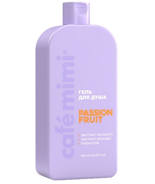 CAFE MIMI COLOURS ГЕЛЬ Д/ДУША PASSION FRUIT ГЕЛЬ ДЛЯ ДУША 400 МЛ №1
