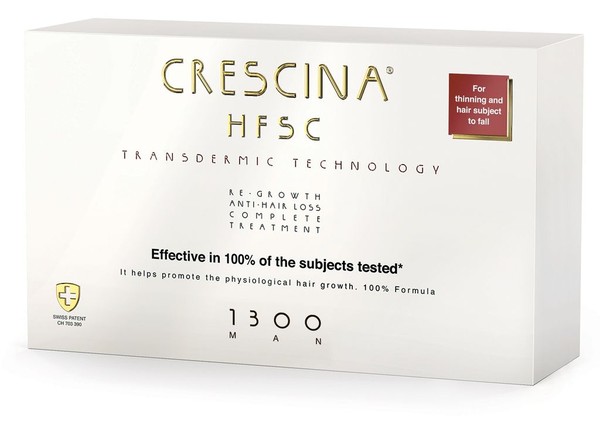 CRESCINA 1300 HFSC TRANSDERMIC КОМПЛЕКС П/ВЫПАД ВОЛОС (ЛОСЬОН Д/РОСТА ВОЛОС 3,5 МЛ+ЛОСЬОН П/ВЫПАД ВОЛОС 3,5 МЛ) ЛОСЬОН ДЛЯ ВОЛОС №20