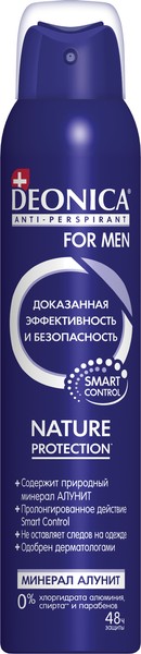 DEONICA FOR MEN АНТИПЕРСПИРАНТ NATURE PROTECTION ДЕЗОДОРАНТ 200 МЛ №1
