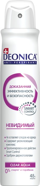 DEONICA АНТИПЕРСПИРАНТ НЕВИДИМЫЙ ДЕЗОДОРАНТ 200 МЛ №1