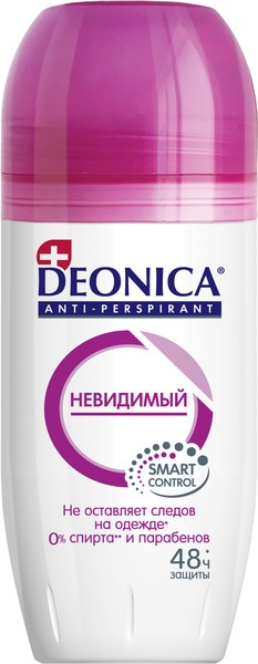 DEONICA АНТИПЕРСПИРАНТ РОЛИК НЕВИДИМЫЙ ДЕЗОДОРАНТ 50 МЛ №1