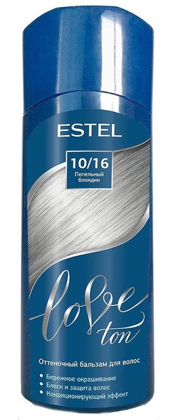 ESTEL LOVE TON БАЛЬЗАМ Д/ВОЛОС ОТТЕНОЧНЫЙ ТОН 10/16 ПЕПЕЛЬНЫЙ БЛОНДИН БАЛЬЗАМ ДЛЯ ВОЛОС 150 МЛ №1